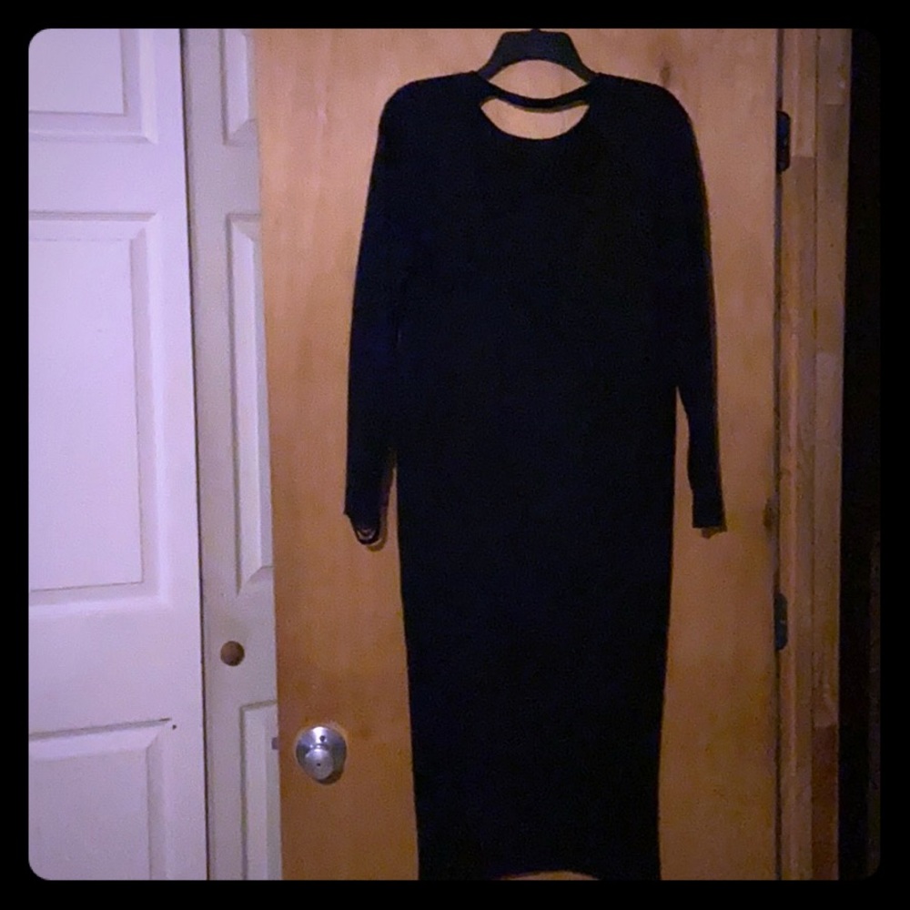 Black sweater Dress